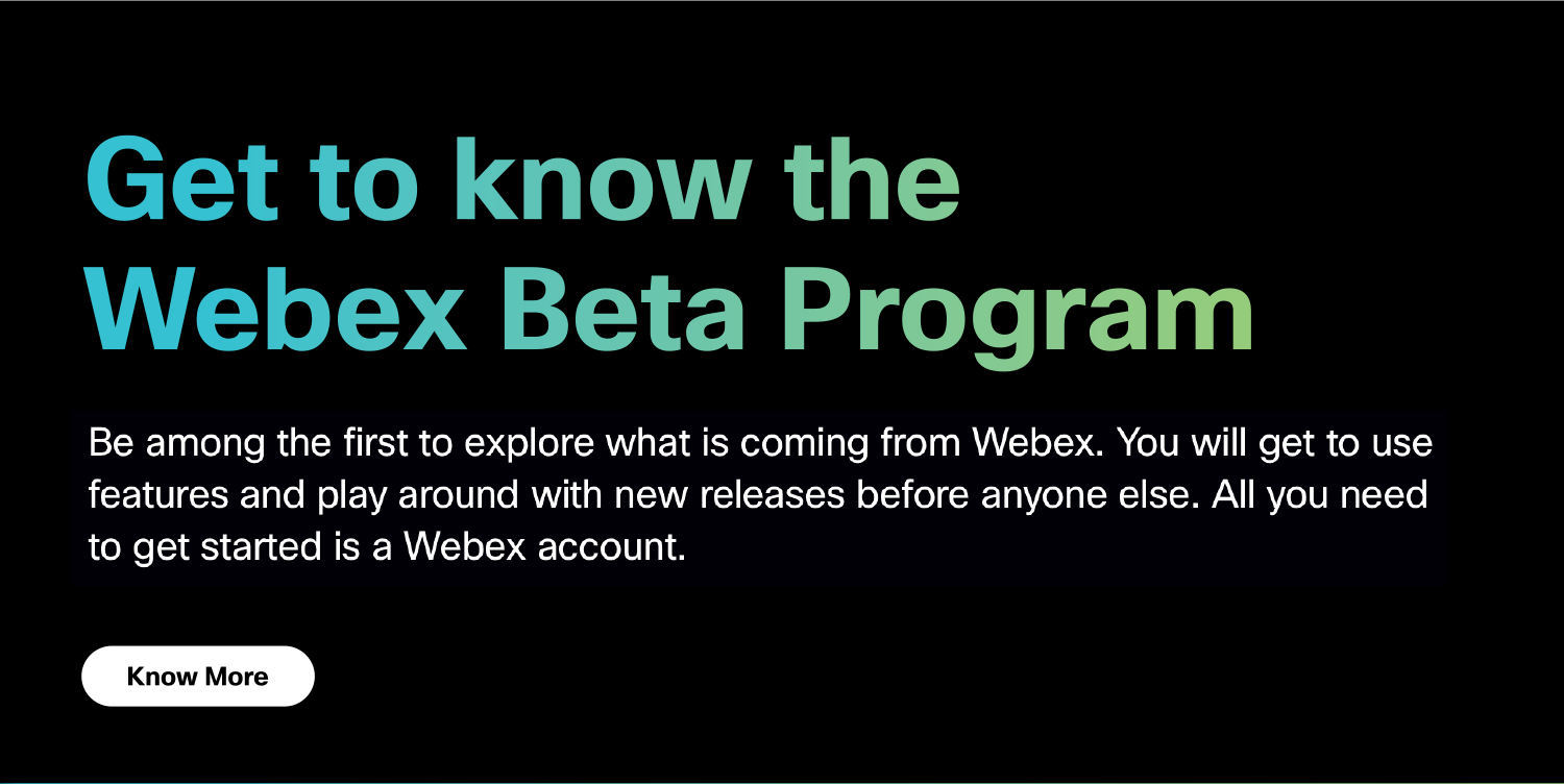 Webex Newsletter - 2025